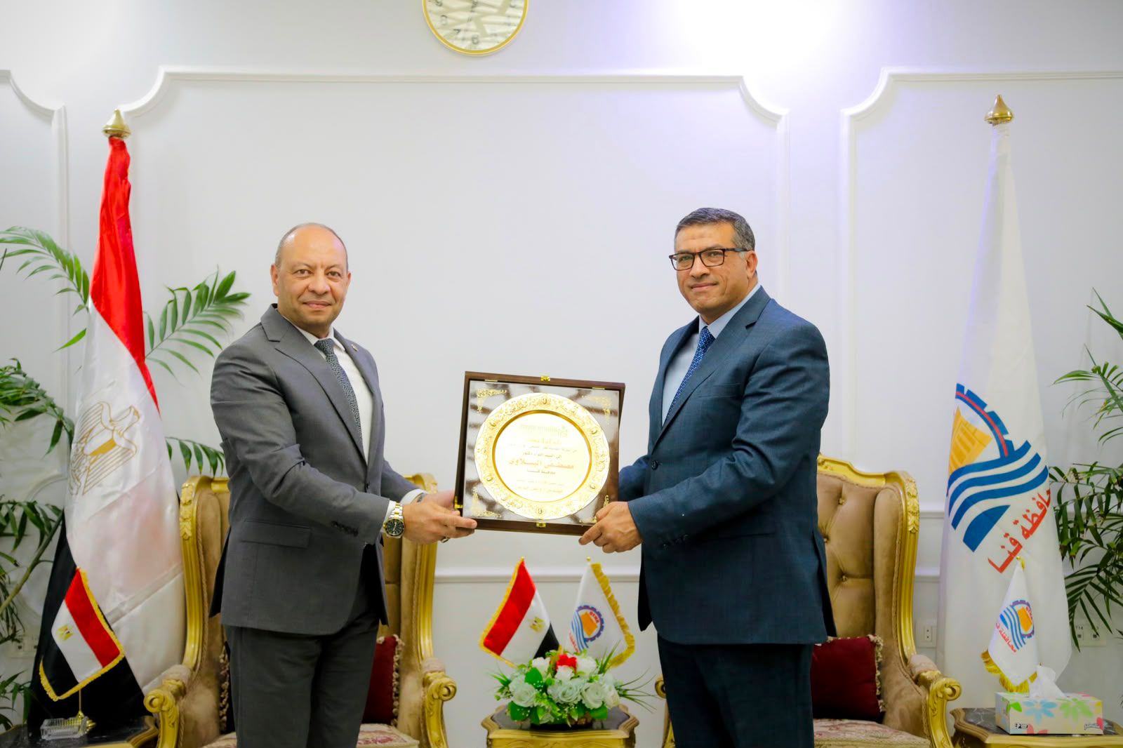 محافظ قنا يستقبل رئيس "مودرن جاس" لبحث التوسع في مشروعات الغاز الطبيعي بالمحافظة ​